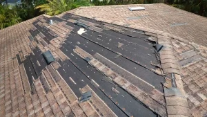 What causes roof damage